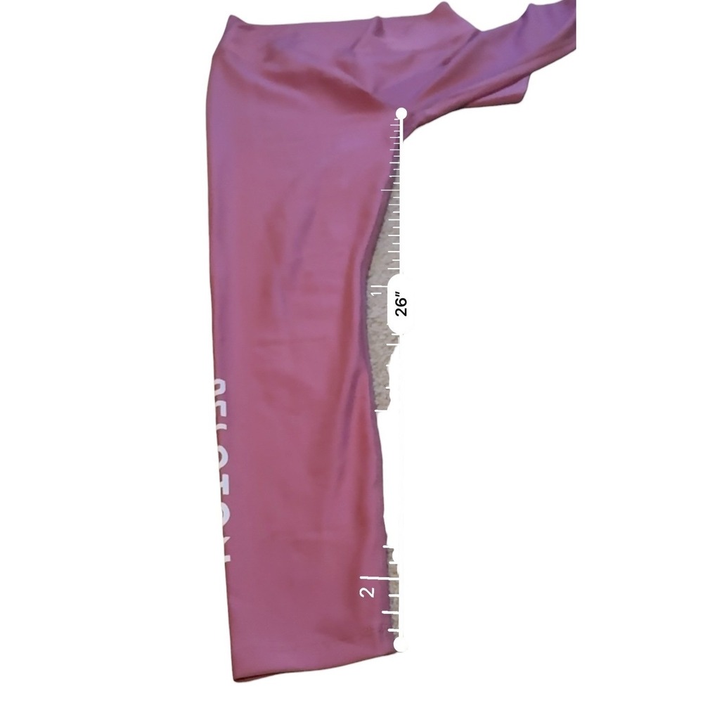 Peloton Pink Leggings Women's XL High Rise Stretch Workout‎ Activewear FLAWED - Picture 11 of 11